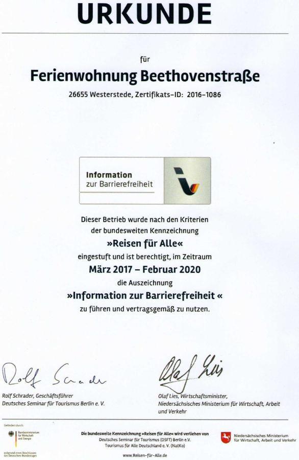 Ferienwohnung_Beethovenstrasse Westerstede Luaran gambar